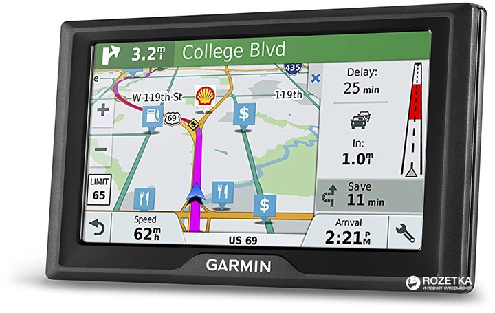 GPS навигатор Garmin Drive 61 LMT-S (010-01679-17) - Фото 2 GPS навигатор Garmin Drive 61 LMT-S (010-01679-17) - изображение 2