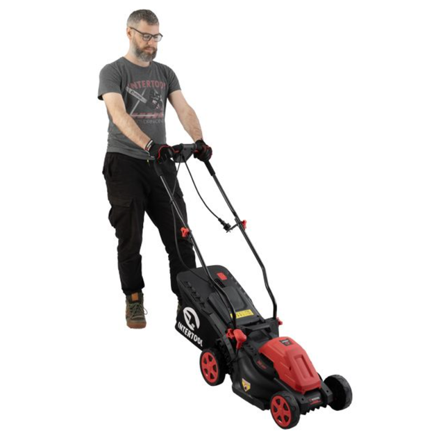 Газонокосилка электрическая Intertool-Storm 1400Вт x 340мм x 35л (WT-2264) - изображение 2
