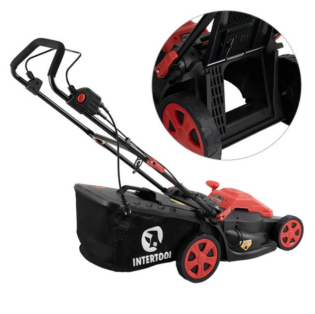 Газонокосилка электрическая Intertool-Storm 1800Вт x 400мм x 40л (WT-2265) - изображение 3
