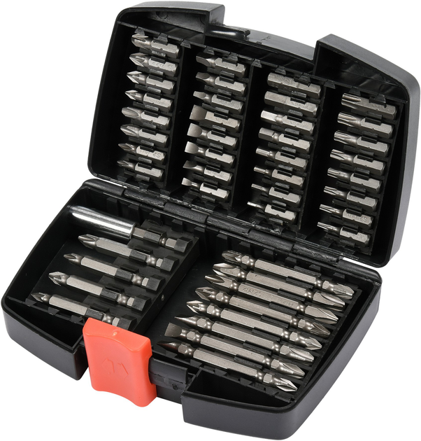 Zestaw bitów YATO z uchwytem 1/4" 45 szt. (YT-04620) - obraz 3