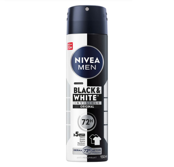 Антиперспірант Nivea спрей чоловічий Невидимий захист 150 мл (4006000026626) - Фото 1 Антиперспірант Nivea спрей чоловічий Невидимий захист 150 мл (4006000026626) - изображение 1