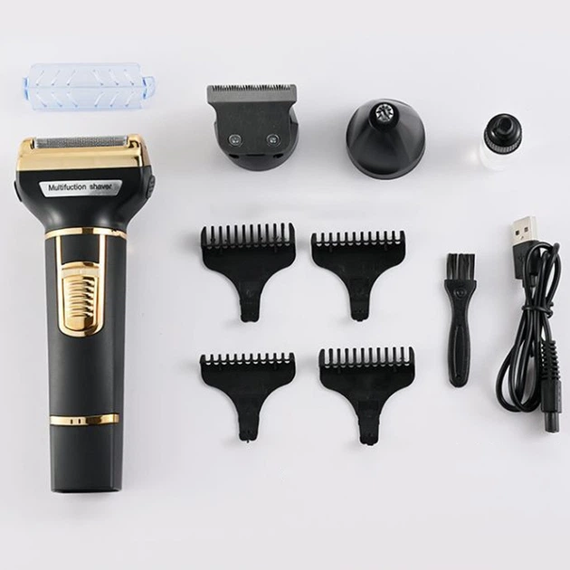 Аккумуляторный триммер-бритва 3в1 + 7 насадок, с USB, SK-LF-9942 - изображение 8