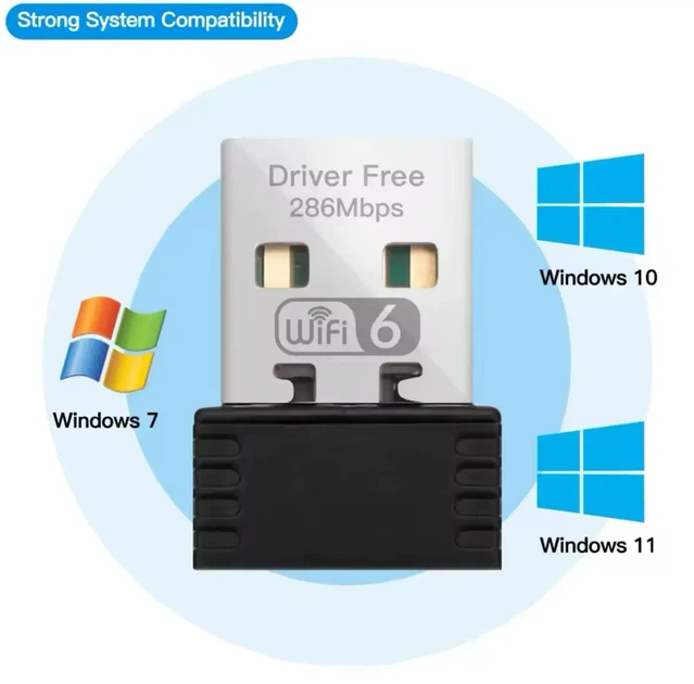 USB Адаптер wi-fi 6 286Mbps - изображение 3