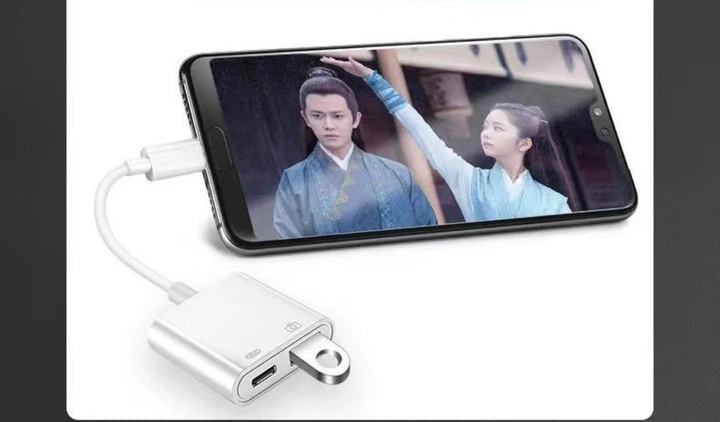 Адаптер USB-C OTG, 2-в-1 Type-C на USB 3.0 с зарядкой PD, совместим с Android, iPhone . - Фото 4 Адаптер USB-C OTG, 2-в-1 Type-C на USB 3.0 с зарядкой PD, совместим с Android, iPhone . - изображение 4