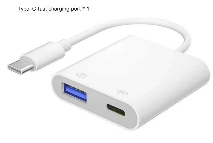 Адаптер USB-C OTG, 2-в-1 Type-C на USB 3.0 с зарядкой PD, совместим с Android, iPhone . - Фото 7 Адаптер USB-C OTG, 2-в-1 Type-C на USB 3.0 с зарядкой PD, совместим с Android, iPhone . - изображение 7