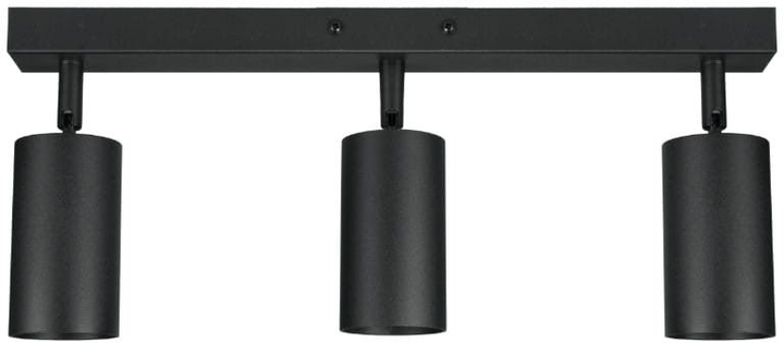 Lampa sufitowa Berge MC0340 3 x GU10 Black (5903657322288) - obraz 3