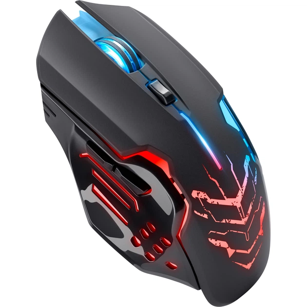 Мышь беспроводная Defender Katana GM-511 3200 dpi, 6 кнопок, с подсветкой и аккумулятором 400 мАч (52511) - изображение 2