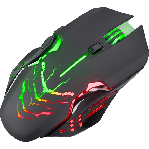 Мышь беспроводная Defender Katana GM-511 3200 dpi, 6 кнопок, с подсветкой и аккумулятором 400 мАч (52511) - изображение 4