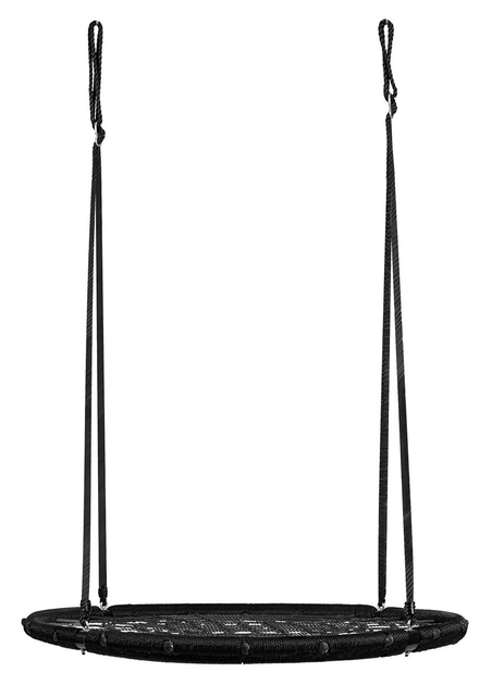 Huśtawka Neo-Sport Bocianie gniazdo NS-104 100 cm Czarna (5903890627188) - obraz 3