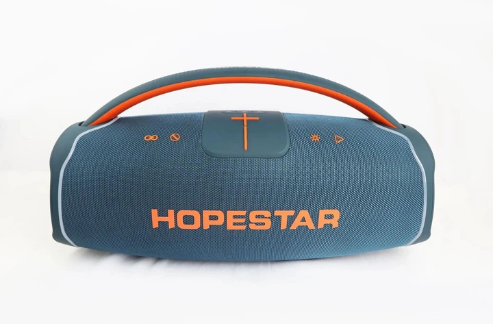 Портативна бездротова Bluetooth колонка Hopestar A65 |BT5.3, 300W, TWS, AUX/TF/USB, PX6, 8h, 30000mAh| з мікрофоном Blue - зображення 6