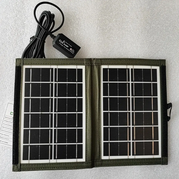 Зарядна станція сонячна панель трансформер зарядка від сонця Solar Panel CcLamp CL-670 7Вт - зображення 5