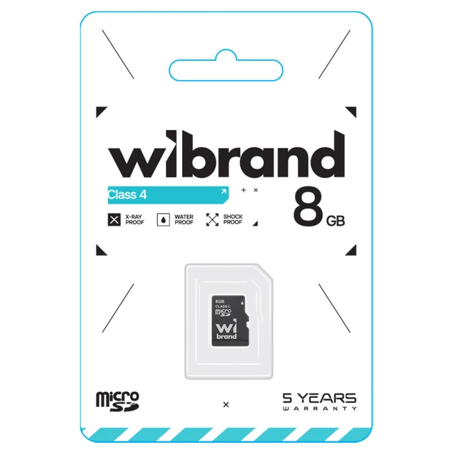 Карта памяти Wibrand WICDC4 microSDHC 8Gb class 4 - изображение 2