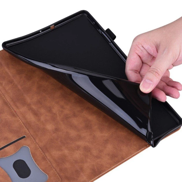 Чехол - книжка Leather Pocket Case для OnePlus Pad 2 / Pad Pro brown - Фото 3 Чехол - книжка Leather Pocket Case для OnePlus Pad 2 / Pad Pro brown - изображение 3