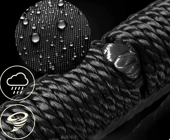 Huśtawka Neo-Sport Bocianie gniazdo NS-104 120 cm Czarna (5903890627201) - obraz 6