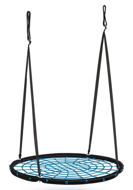 Садова гойдалка Neo-Sport Лелече гніздо NS-104 120 см Синя (5903890627218) - зображення 2