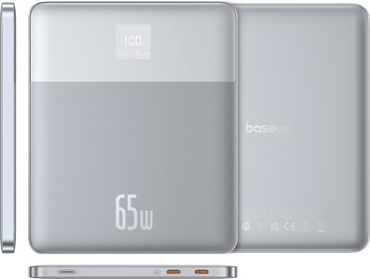 Powerbank Baseus Blade2 12000mAh 65W Horizon Silver (P10063801S13-00) - obraz 3