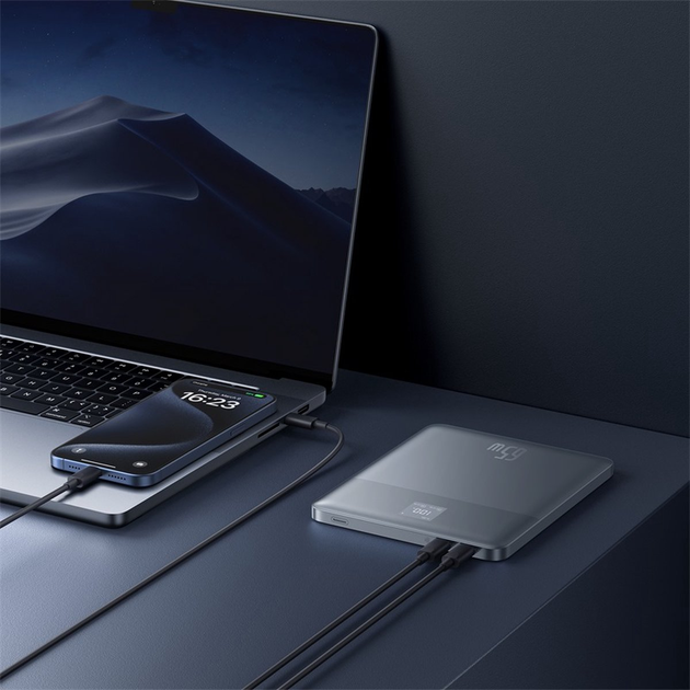 Powerbank Baseus Blade2 12000mAh 65W Horizon Silver (P10063801S13-00) - obraz 13