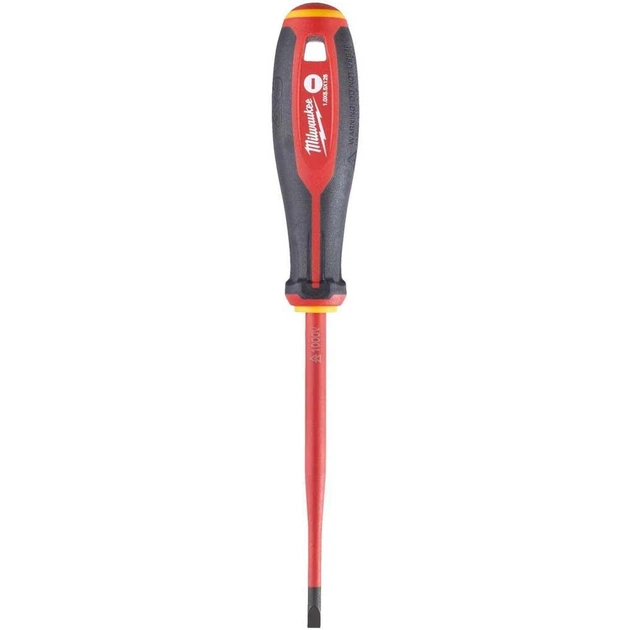 Отвертка VDE диэлектрическая Milwaukee SL 1.0 x 5.5 x 125 (4932478716) - Фото 2 Отвертка VDE диэлектрическая Milwaukee SL 1.0 x 5.5 x 125 (4932478716) - изображение 2