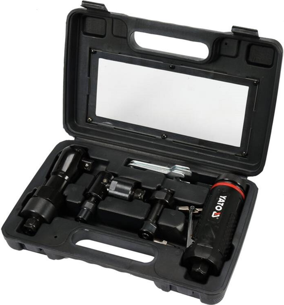 Uniwersalne narzędzie pneumatyczne 3-w-1 YATO 1/2" ciśnienie 0.63 MPa 113 l/min 3 szt. + walizka (YT-09860) - obraz 2
