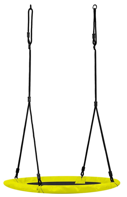 Huśtawka Neo-Sport Bocianie gniazdo Swingo 105 cm Żółta (5903890625313) - obraz 3