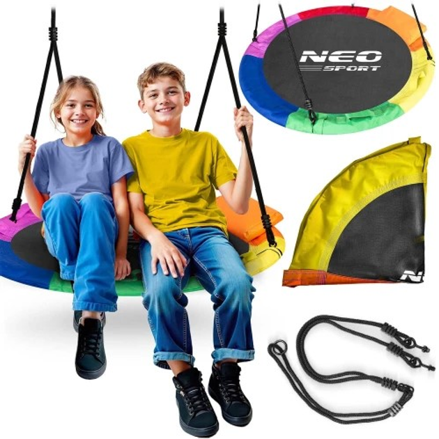 Huśtawka Neo-Sport Bocianie gniazdo Swingo 105 cm (5903890625337) - obraz 5