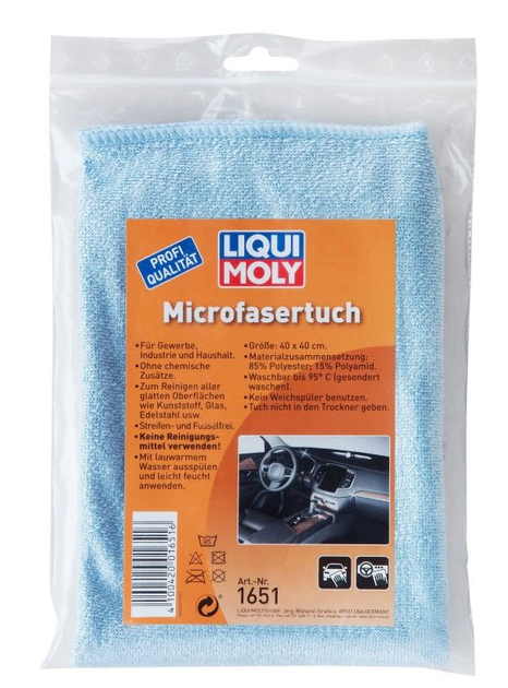Серветка з мікрофібри Liqui Moly 1651 для очищення всіх поверхонь (4100420016516) - зображення 1