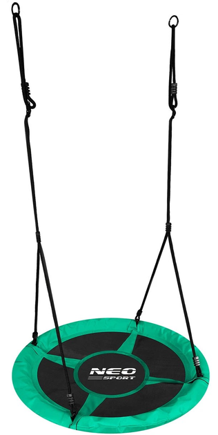 Huśtawka Neo-Sport Bocianie gniazdo Swingo 125 cm Zielona (5903890625375) - obraz 1