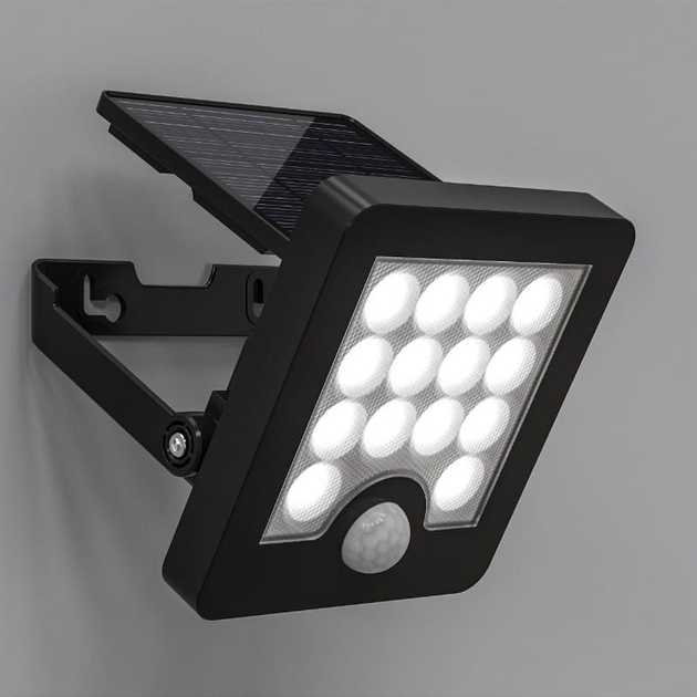 Сонячний світильник з датчиком руху DPM SBT005 500 лм 4000 К Black (5906881221921) - зображення 17