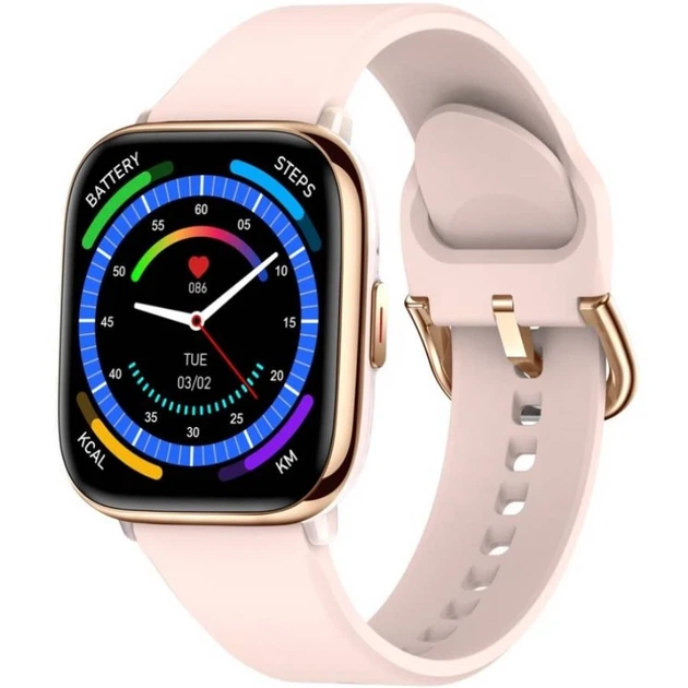 Смарт-годинник Gelius GP-SW014 Amazwatch GTi Gold Rose - Фото 1 Смарт-годинник Gelius GP-SW014 Amazwatch GTi Gold Rose - изображение 1