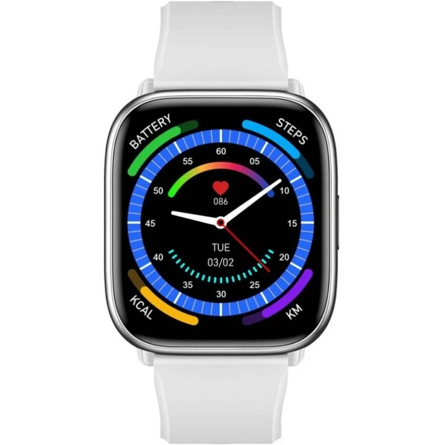 Смарт-годинник Gelius GP-SW014 Amazwatch GTi Crystal White - изображение 3