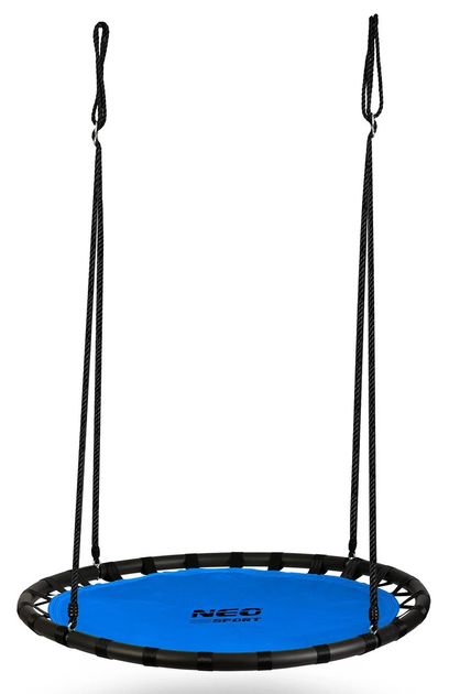 Huśtawka Neo-Sport Bocianie gniazdo Swingo 120 cm  Niebieska (5903890627102) - obraz 2