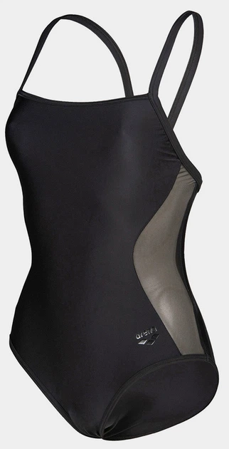 Купальник закрытый для женщин Arena MESH PANELS SWIMSUIT CLOSED BA черный Женщины 42 006661-500 - изображение 4