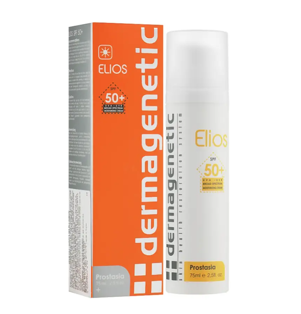 Сонцезахисний крем "Еліос" SPF 50 Dermagenetic Elios SPF 50 3in1 - Фото 1 Сонцезахисний крем "Еліос" SPF 50 Dermagenetic Elios SPF 50 3in1 - зображення 1