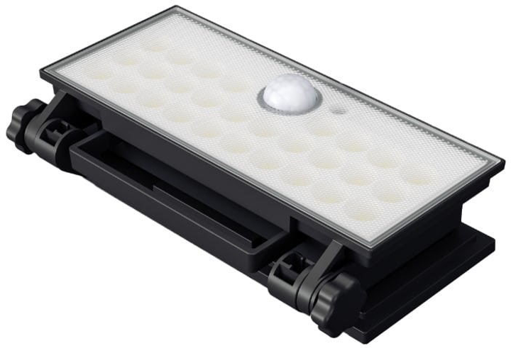 Lampa solarna z czujnikiem ruchu DPM SBT008 800 lm 4000 K Black (5906881221938) - obraz 5