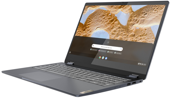 Сенсорный ноутбук 15.6" Lenovo IdeaPad Flex 3 Chrome 15IJL7 (82T3001MUK) Intel Celeron N4500 RAM 4GB eMMC 128GB 10ч батарея ChromeOS (RUS) (102112754) - Уценка - изображение 6