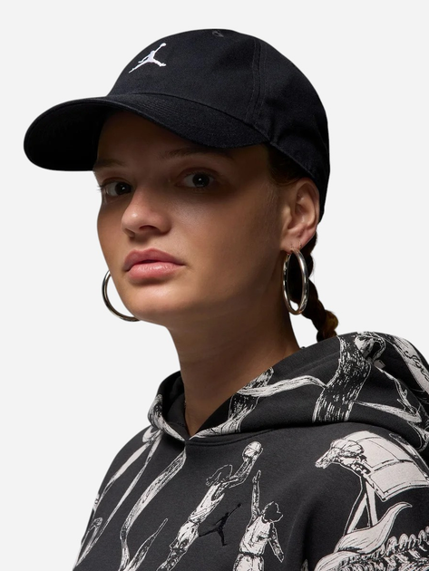 Кепка Nike U J Club Cap Us Cb Wsh Jm HQ1963-010 L/XL Чорна (197600975606) - зображення 3