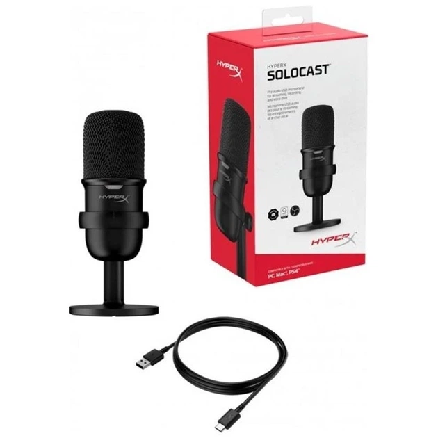 Микрофон HyperX SoloCast (HMIS1X-XX-BK/G / 4P5P8AA) - изображение 5