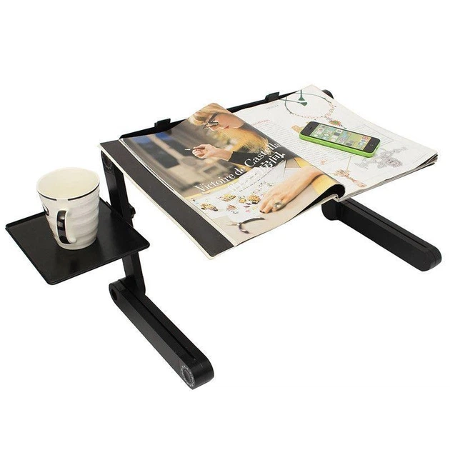 Столик - підставка для ноутбука з активним охолодженням Laptop Table T8 стіл-трансформер + 2 кулери - Фото 3 Столик - підставка для ноутбука з активним охолодженням Laptop Table T8 стіл-трансформер + 2 кулери - зображення 3
