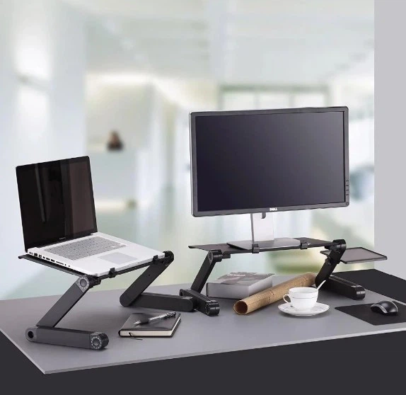 Столик - підставка для ноутбука з активним охолодженням Laptop Table T8 стіл-трансформер + 2 кулери - Фото 6 Столик - підставка для ноутбука з активним охолодженням Laptop Table T8 стіл-трансформер + 2 кулери - зображення 6