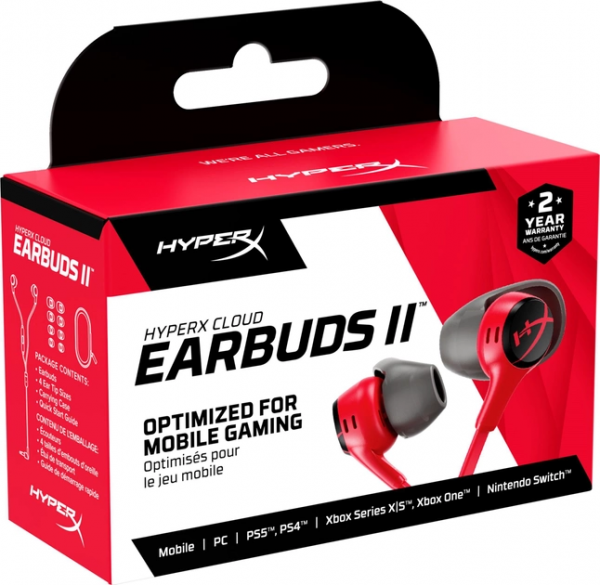 Наушники HyperX Cloud Earbuds ii Red (705l8aa) - изображение 6