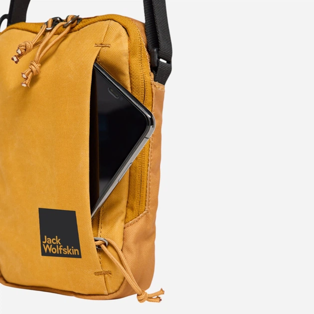 Сумка кросс-боди через плечо мужская тканевая Jack Wolfskin Konya Bag 8007821-3389 Коричневая (4064993997026) - изображение 11