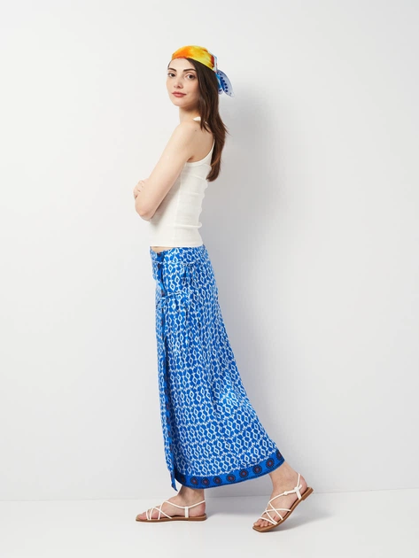 Юбка женская Zara 2183/704 XS Синяя (02183070400012) - изображение 3