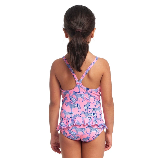 Детский купальник Funkita Toddler Girl's Belted Frill One Piece Twinkle Toes (FKS040G71749) размер 6 розовый 116 - Фото 2 Детский купальник Funkita Toddler Girl's Belted Frill One Piece Twinkle Toes (FKS040G71749) размер 6 розовый 116 - изображение 2
