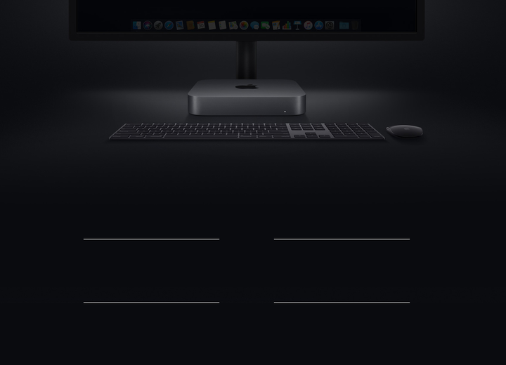 Komputer Apple Mac mini Late 2018 (Z0W10006C) Space Gray - obraz 4