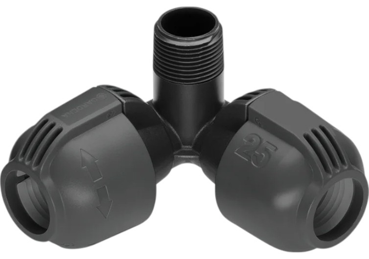 Кутовий розгалужувач Gardena 25 мм x 3/4 (2783-20) - зображення 1