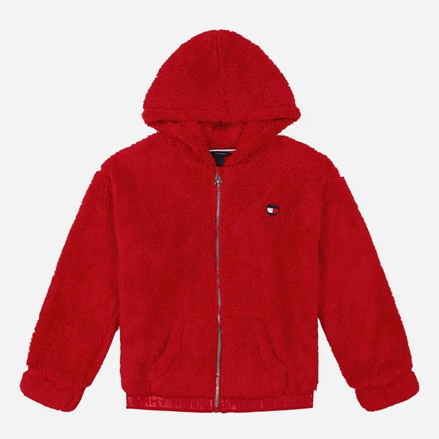 Подростковая теплая толстовка с капюшоном для девочки Tommy Hilfiger 624453311 152 см Красная (1159837374) - Фото 1 Подростковая теплая толстовка с капюшоном для девочки Tommy Hilfiger 624453311 152 см Красная (1159837374) - изображение 1