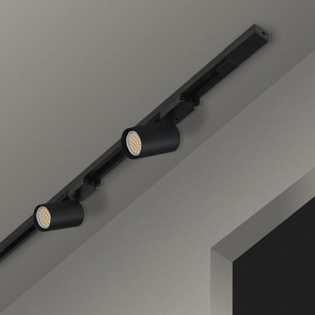 Комплект трекового освітлення X-Line STR-3XGU10-NB 3 x GU10 Black - зображення 12