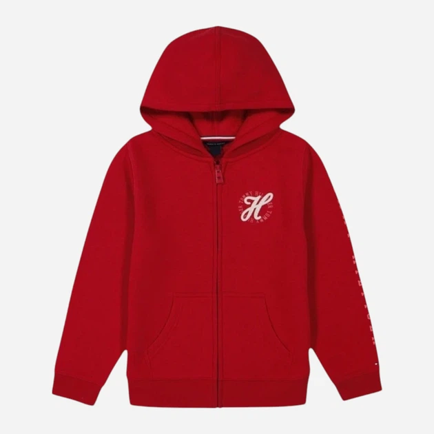 Детская теплая толстовка с капюшоном для девочки Tommy Hilfiger 212753295 92 см Красная (1159837211) - Фото 1 Детская теплая толстовка с капюшоном для девочки Tommy Hilfiger 212753295 92 см Красная (1159837211) - изображение 1