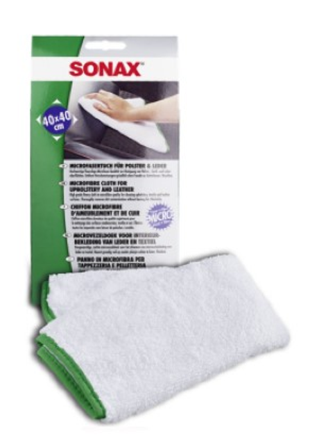 Серветка з мікрофібри Sonax 416800 для очистки тканин і шкіри 1 шт (4064700416802) - зображення 1
