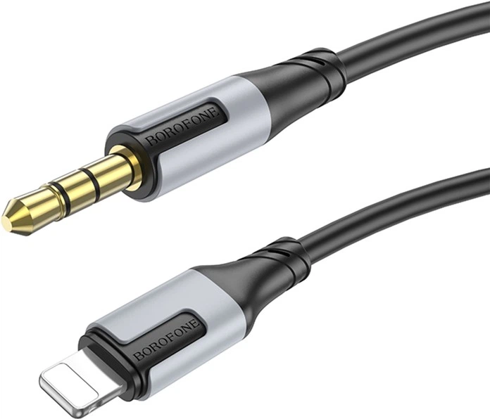 Аудиокабель Borofone BL19 Creator digital audio conversion cable iP Black (6941991108327) - изображение 2